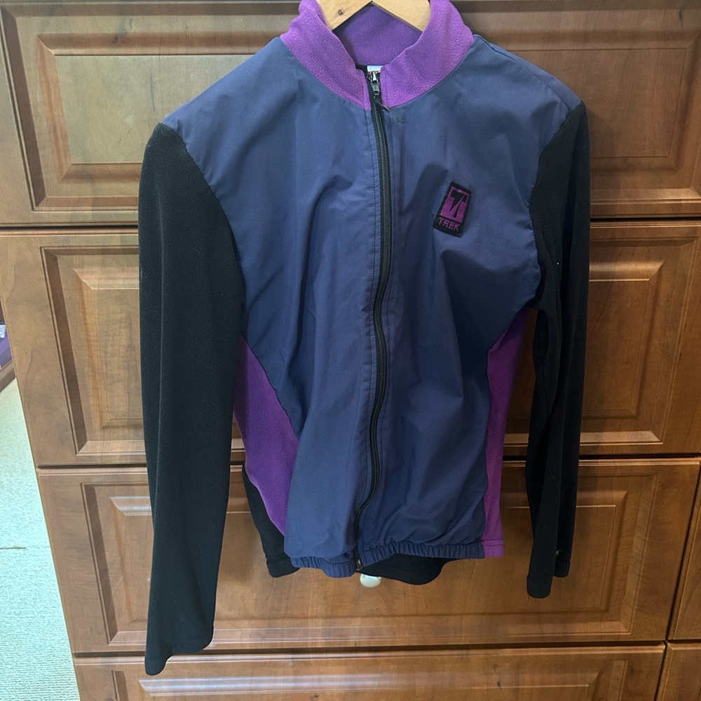Women's Purple and Black Jacket